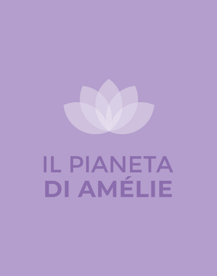 Logo study for Il Pianeta di Amélie: visual communication project combining graphic design and photography