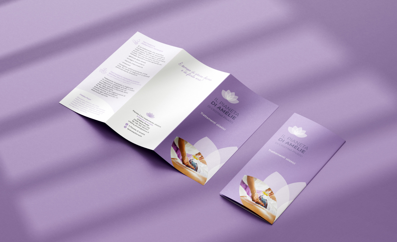 Photographic composition for Il Pianeta di Amélie: visual communication project combining graphic design and photography