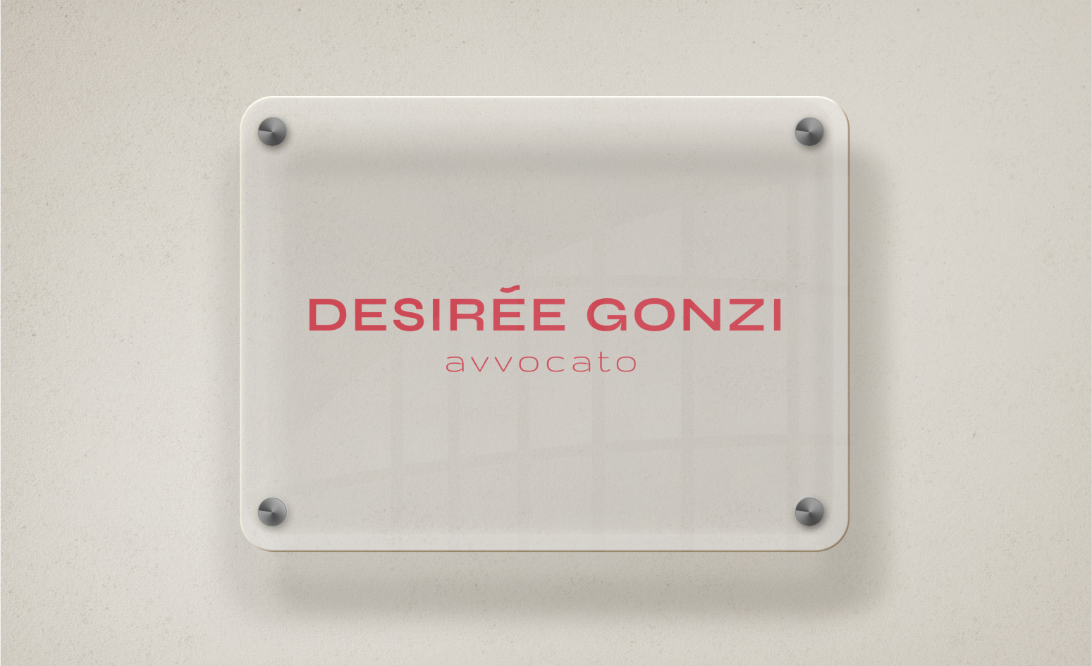 Supporto stampa per Desirée Gonzi: identità visiva e sito per studio legale